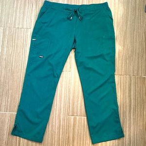 XLP ‘Hunter Green’ Grey’s Anatomy Mia style Scrub Pants 4277